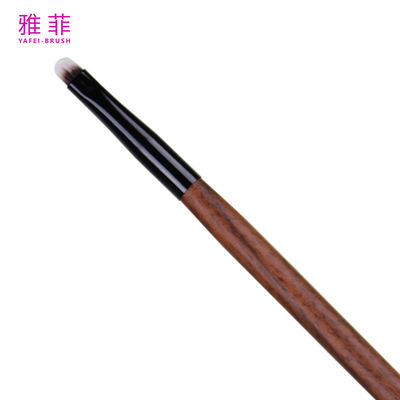 주문 T20 커스터마이징 초 얇은 튼튼한 빗자루 평평한 Concealer 브러쉬 합성 비건 수작업 메이크업 브러쉬 온라인 제조